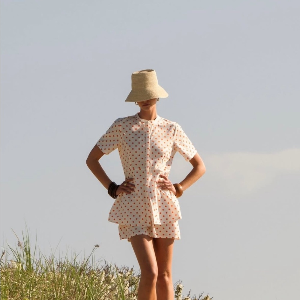 Polka Dot Short Sleeve Dress